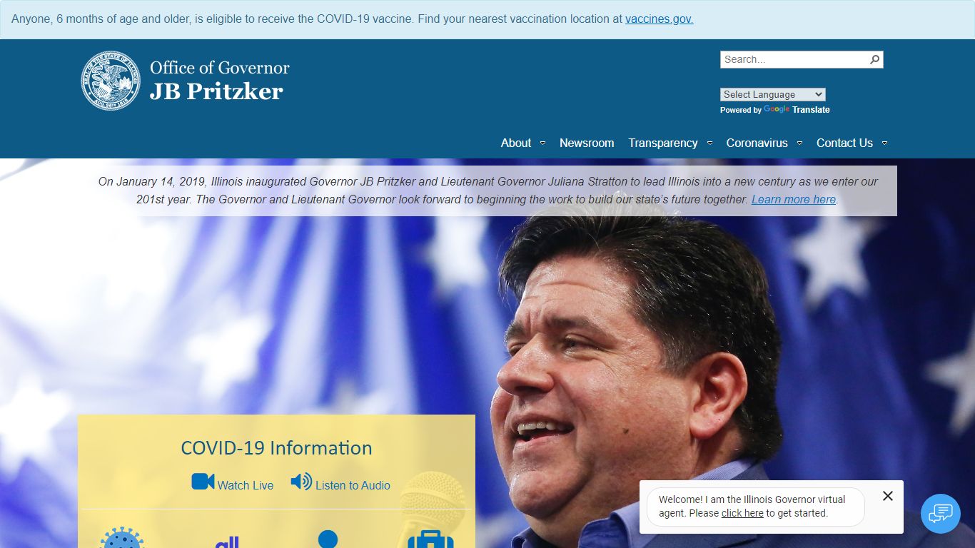 JB Pritzker, Governor - Illinois